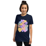 Funny Valentine Candy Tee....Short-Sleeve Unisex T-Shirt