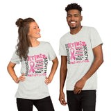 "October Breast Cancer Awareness" Short-Sleeve Premium Unisex T-Shirt