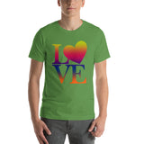 "Just Love/matte Rainbow" Premium Short-Sleeve Unisex T-Shirt