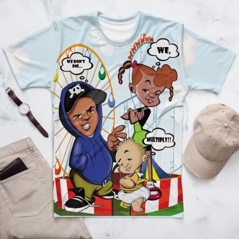 Bebe's Kids 3D All Over Print/ Front and Back Men's T-shirt