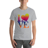 "Just Love/matte Rainbow" Premium Short-Sleeve Unisex T-Shirt