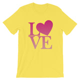 "Just Love/Pink" Premium Short-Sleeve Unisex T-Shirt