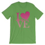 "Just Love/Pink" Premium Short-Sleeve Unisex T-Shirt