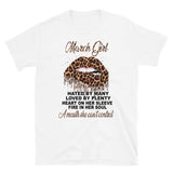 Leopard Birthday Girl Tee- Short-Sleeve Unisex T-Shirt-Available in Every Month