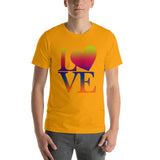 "Just Love/matte Rainbow" Premium Short-Sleeve Unisex T-Shirt