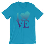 "Just Love/Blues" Premium Short-Sleeve Unisex T-Shirt