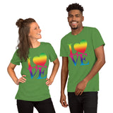 "Just Love/Rainbow" Premium Short-Sleeve Unisex T-Shirt