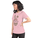 Leopard Bunny Easter- Short-Sleeve Unisex T-Shirt