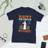 "Happy Halloween Witches" Short-Sleeve Unisex T-Shirt