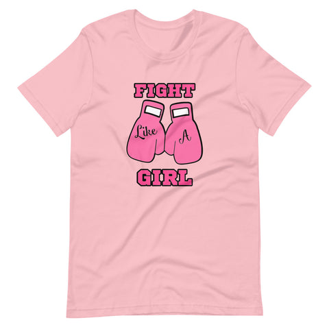 Fight Like A Girl/Short-Sleeve Unisex T-Shirt