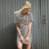 Walk By Faith Not By Sight-Organic cotton t-shirt dress