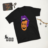 Leopard Halloween Lips- Short-Sleeve Unisex T-Shirt