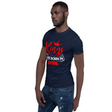 Kings Are Born in April- Short-Sleeve Unisex T-Shirt