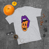 Leopard Halloween Lips- Short-Sleeve Unisex T-Shirt