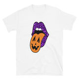 Leopard Halloween Lips- Short-Sleeve Unisex T-Shirt