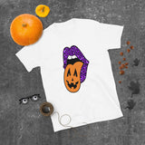 Leopard Halloween Lips- Short-Sleeve Unisex T-Shirt