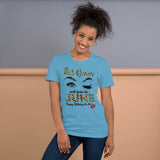 This Queen Was Born In June- Short-Sleeve Unisex T-Shirt