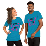 Give Cancer The Boot- Short-Sleeve Unisex T-Shirt