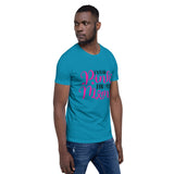 I Wear Pink For My Mom- Short-Sleeve Unisex T-Shirt