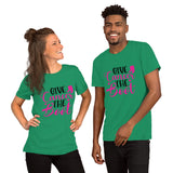 Give Cancer The Boot- Short-Sleeve Unisex T-Shirt