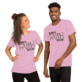 Zebra Print Walk By Faith- Short-Sleeve Unisex T-Shirt