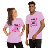 Give Cancer The Boot- Short-Sleeve Unisex T-Shirt