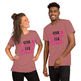 Give Cancer The Boot- Short-Sleeve Unisex T-Shirt