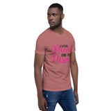 I Wear Pink For My Mom- Short-Sleeve Unisex T-Shirt