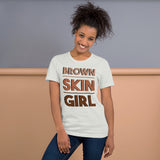 Brown Skin Girl- Premium Short-Sleeve Unisex T-Shirt