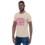 I Wear Pink For My Mom- Short-Sleeve Unisex T-Shirt