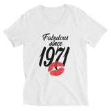 1971 Fabulous Unisex Short Sleeve V-Neck T-Shirt