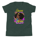 Queens are Born in April- Youth Short Sleeve T-Shirt