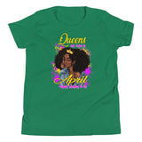 Queens are Born in April- Youth Short Sleeve T-Shirt