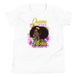 Queens are Born in April- Youth Short Sleeve T-Shirt